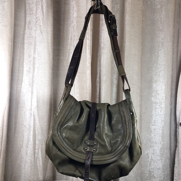 Revel New York Two Tone Leather Saddlebag - Picture 2 of 13